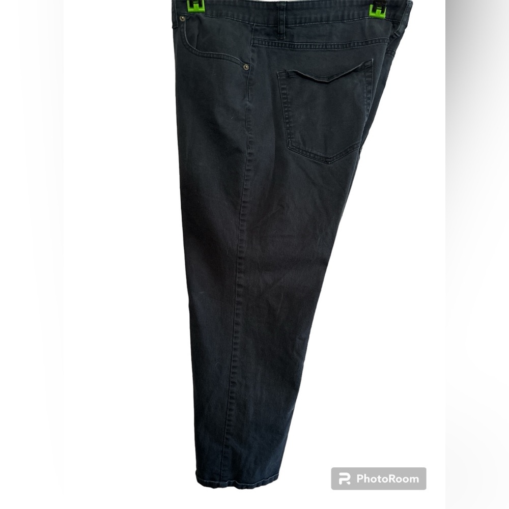 Mens Cotton blend 5 pocket pant in blue 40x28